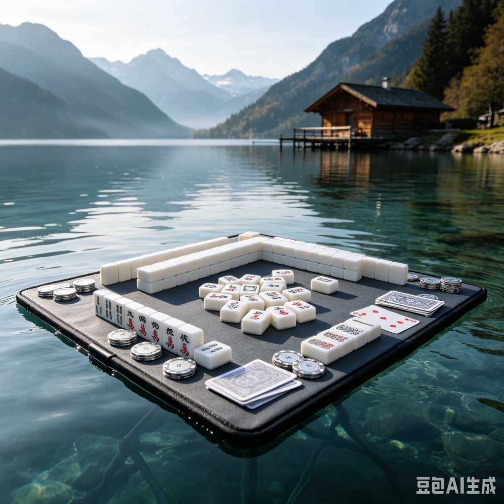 transparent acrylic mahjong set
