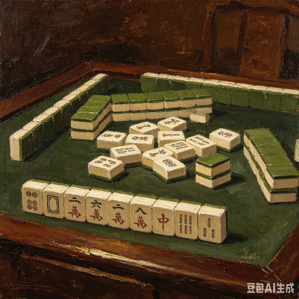 mahjong game set