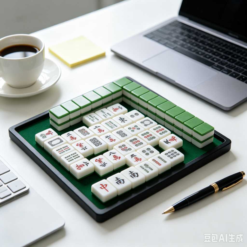 mahjong tile rack set